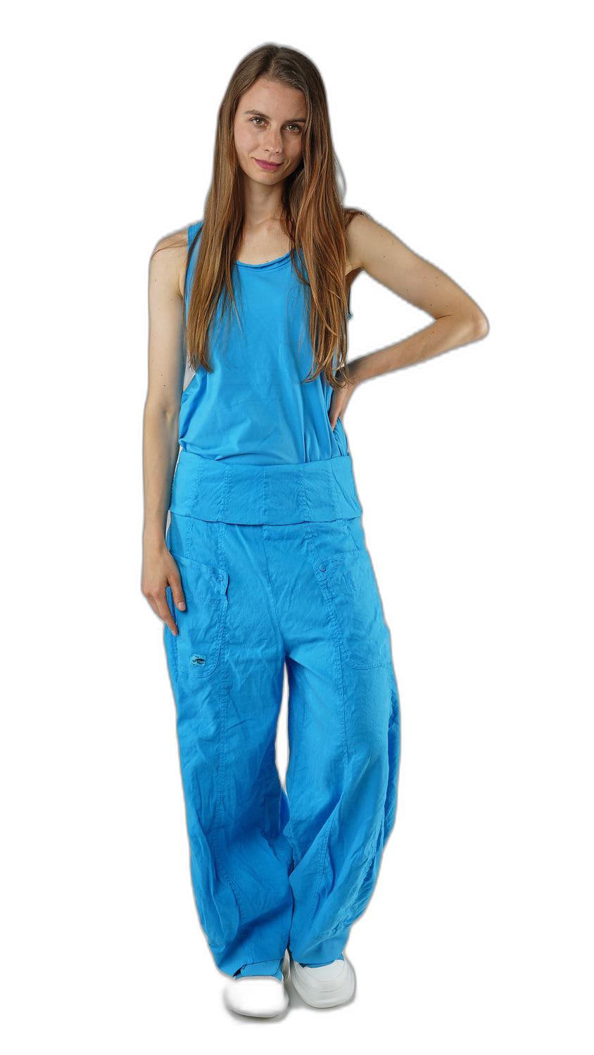 Rundholz Black Label - Balloon-shaped linen stretch pants