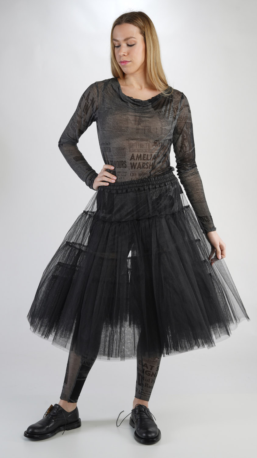 Rundholz DIP - Tulle skirt flounce skirt black