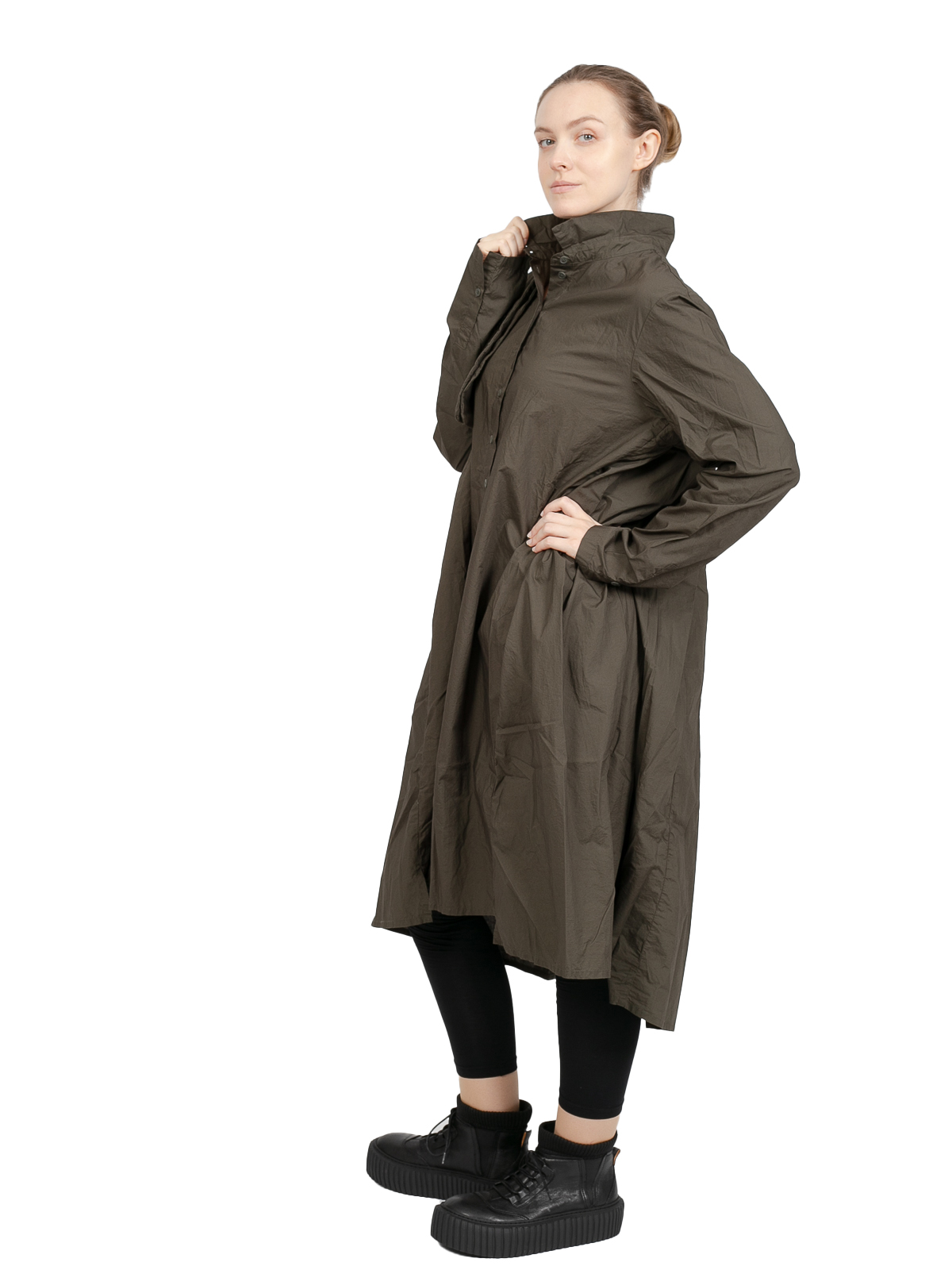 LANVIN en Bleu】ボトルネックウールコート -｜en recre（アン