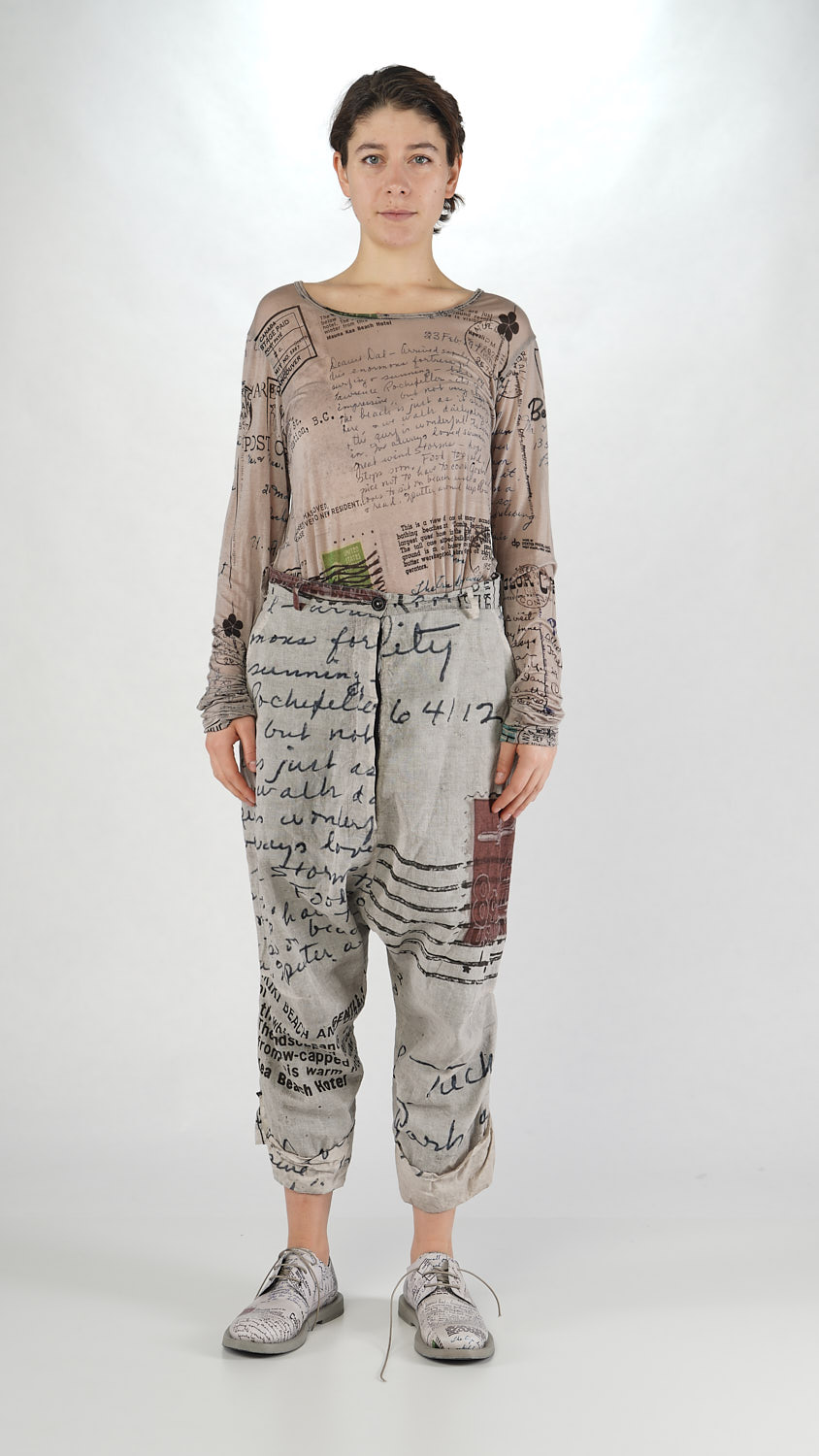 Rundholz DIP - Cotton voile trousers with low crotch - 2252170104