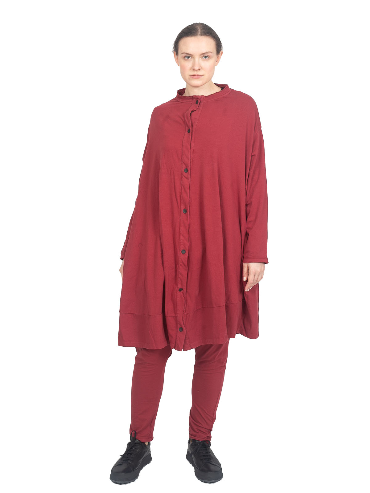 Black by K&M - Cardigan I HAVE BEEN WAITING ALL DAY FOR YOU Rust