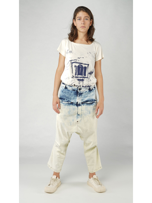 Rundholz DIP - Tulpenförmige denim hose - 1252030112