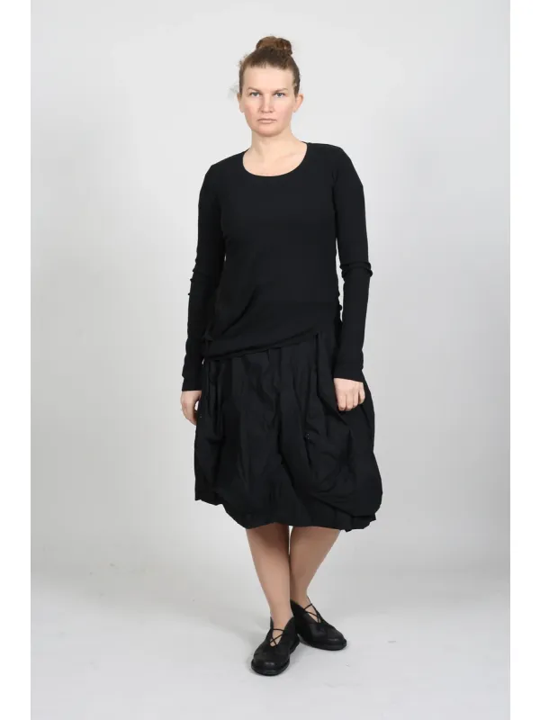 Rundholz - Asymmetrisches T-Shirt in A-Form - 1261180502 - Stilecht - Bild 1