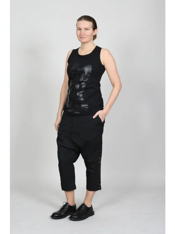 Rundholz - Tailliertes Baumwolltop mit Details - 1261300806 - Stilecht - Bild 1