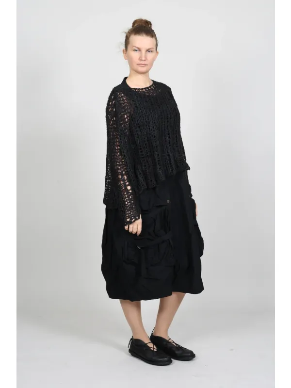 Rundholz DIP - Balloon-shaped Sweater with Details - 1262650701 - Stilecht - Image 1