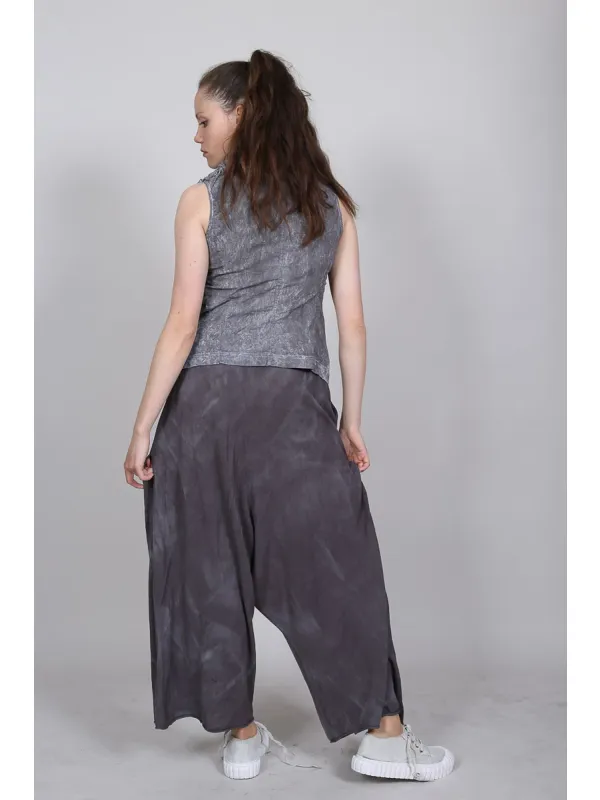 Rundholz DIP - Wide Cotton Crepe Knit Pants - 1262697607 - Stilecht - Image 6