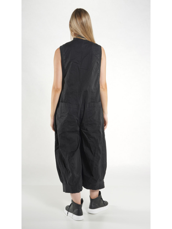 Rundholz Black Label - Sleeveless Cotton Stretch Jumpsuit - 1263491304 - Stilecht - Image 1