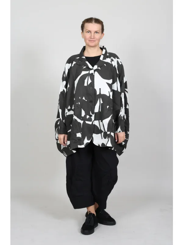 Rundholz Black Label - Прямосшитая льняная куртка с швами - 1263551101 - Stilecht - Изображение 9
