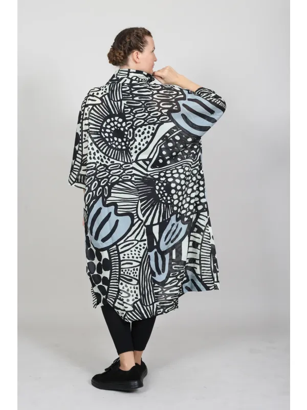 Rundholz Black Label - Ausgestelltes Baumwollkleid mit Details - 1263600907 - Stilecht - Bild 1