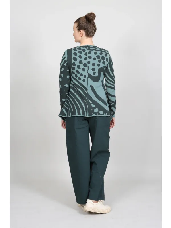 Rundholz Black Label - Gerade geschnittene Hose mit Leinen - 1263630106 - Stilecht - Bild 1