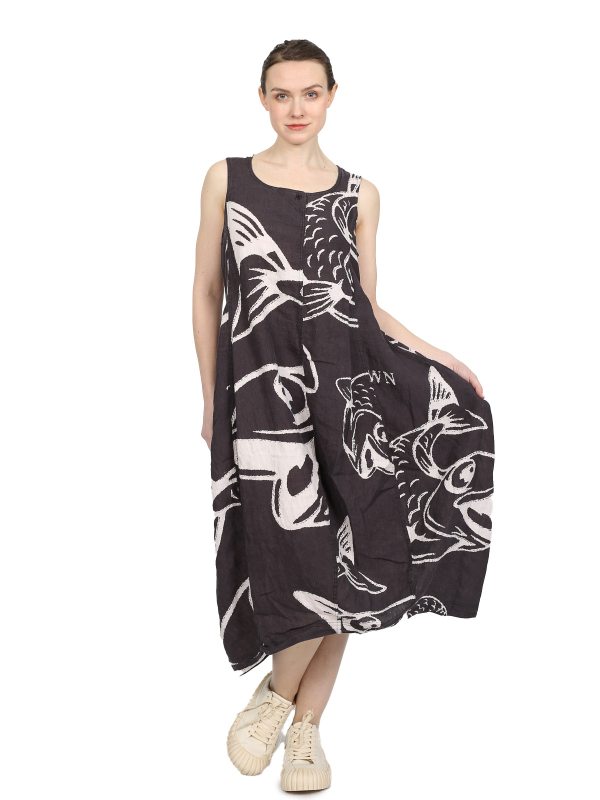 Rundholz Black Label - robe - black print - 1253550907