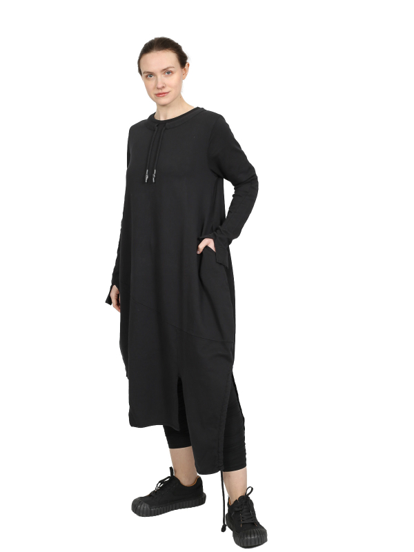 Black by K&amp;M - Robe - Maybe I am crazy who knows - Black - 251.07.03