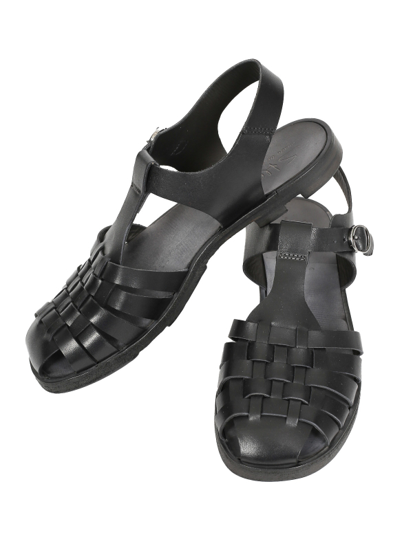 Shoto - Sandale en cuir Thul Nero - Black - 10191
