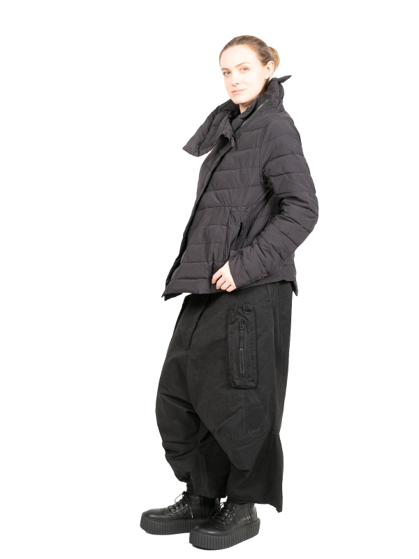 Rundholz Black Label - Veste cintrée matelassée avec col haut Black - 2243231109