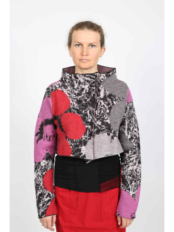 Rundholz Black Label - Asymmetrical Cardigan made of 100% Wool in Straight Shape - 2253247101 - Stilecht - Image 1