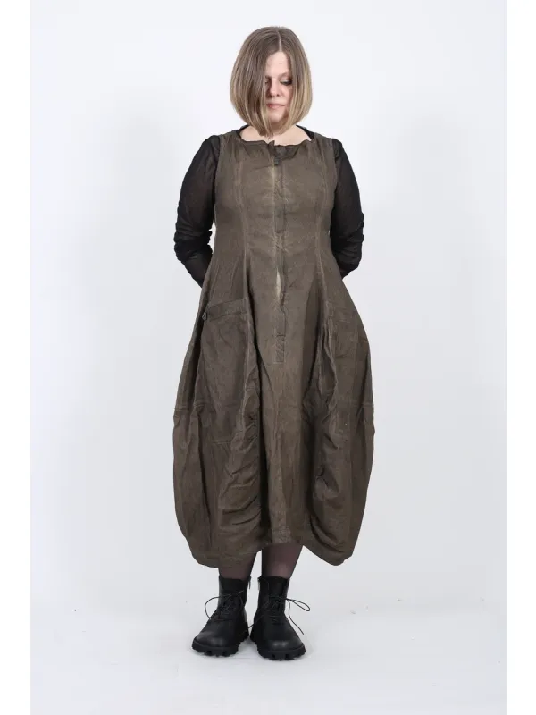 Rundholz DIP - Robe ballon en twill extensible - 2262120908 - Stilecht - Image 1