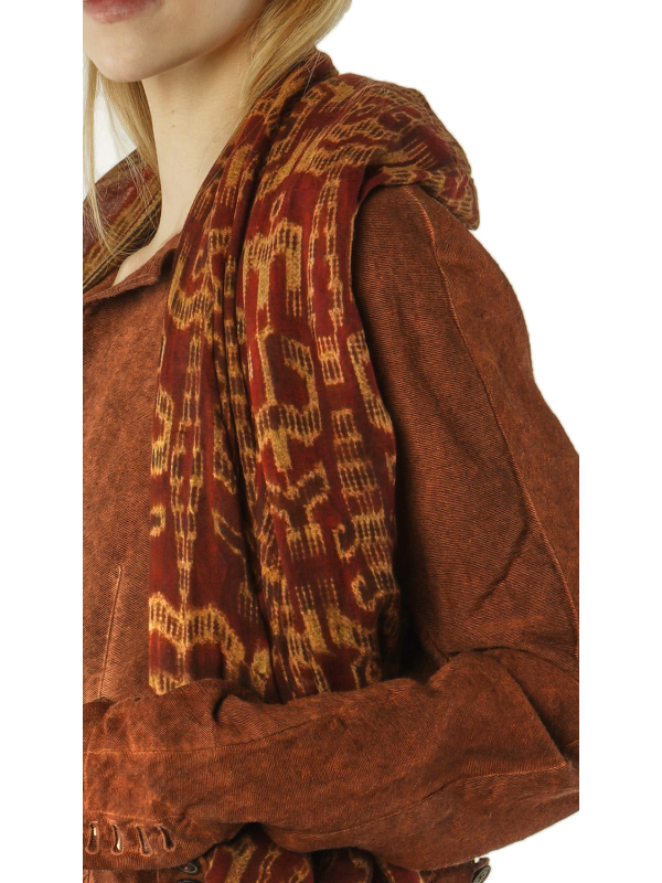 Rundholz DIP - Fließender Ikat-Schal - 2262901401 - Stilecht - Bild 1