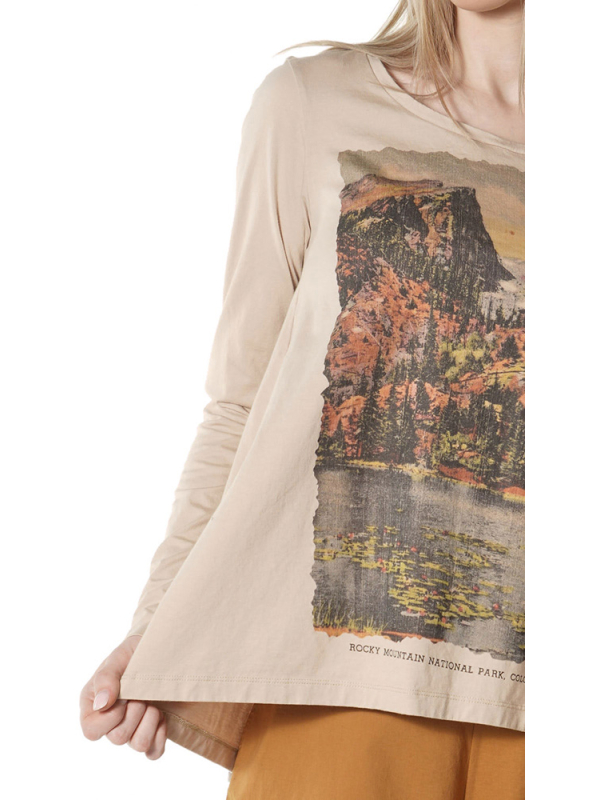 Rundholz Black Label - A-Linien-Shirt mit Print - 2263390502 - Stilecht - Bild 1