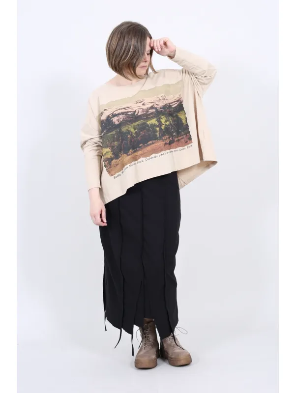 Rundholz Black Label - Оверсайз рубашка с принтом - 2263390503 - Stilecht - Изображение 1