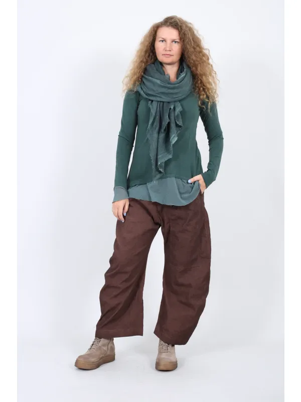 Rundholz Black Label - Tunika-shirt mit meshsaum - 2263510501 - Stilecht - Bild 1