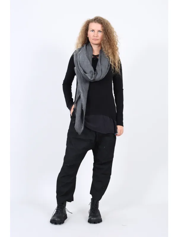 Rundholz Black Label - Tunika-shirt mit meshsaum - 2263510501 - Stilecht - Bild 1