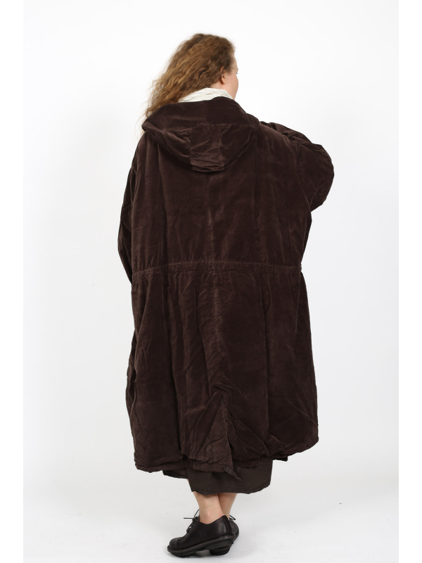 Privatsachen - Manteau - plaisir de berge - velours matelassé - 252182-choco - Stilecht - Image 1