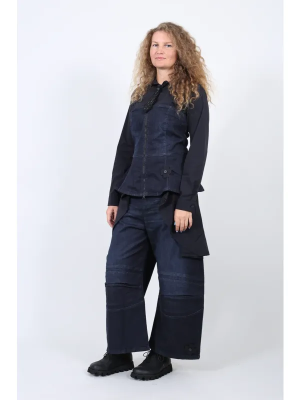 Pluslavie (Plü) - Trägerloses Denim-Bustier-Top - 4037 - Stilecht - Bild 1