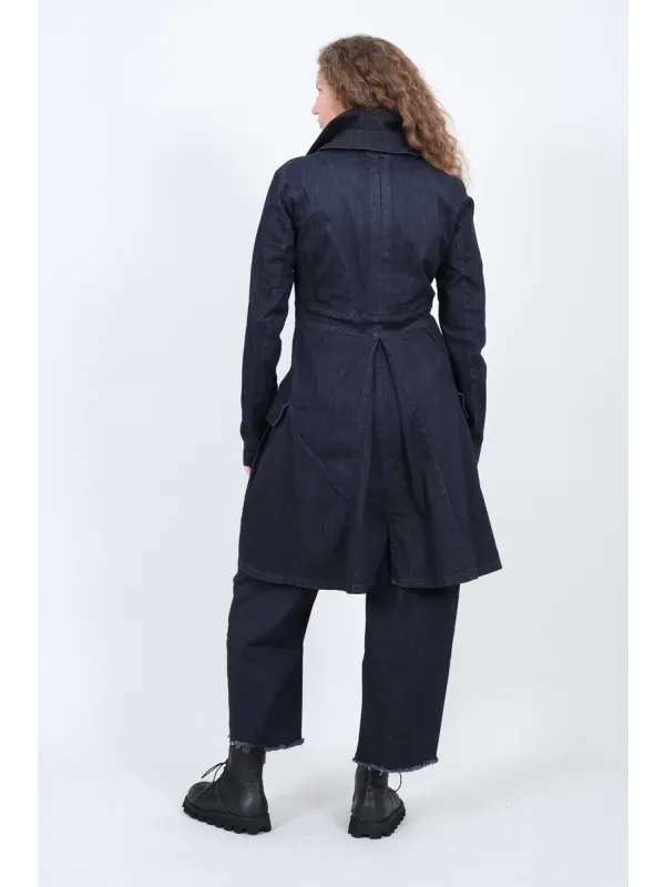 Pluslavie (Plü) - Denim-Jacke im Midi-Look - 8066 - Stilecht - Bild 1