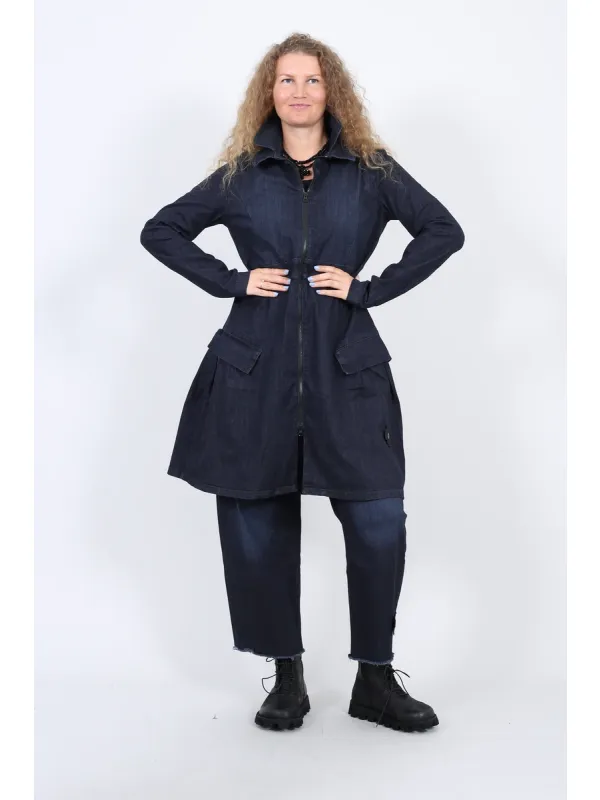 Pluslavie (Plü) - Denim-Jacke im Midi-Look - 8066 - Stilecht - Bild 2