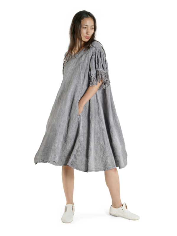 Rundholz DIP - A-Linien Kleid aus Leinenstoff - 1262670905 - Stilecht - Bild 1