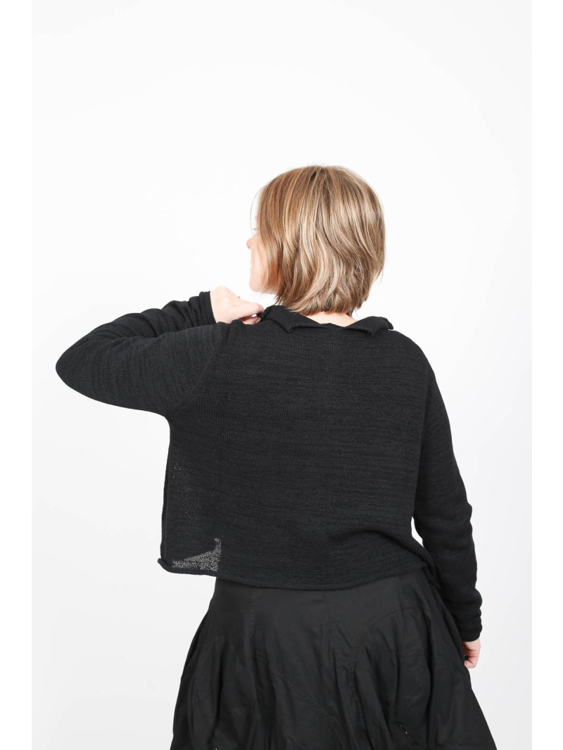 Rundholz Black Label - Strickjacke mit Rollkanten von Black Label - 2253727116