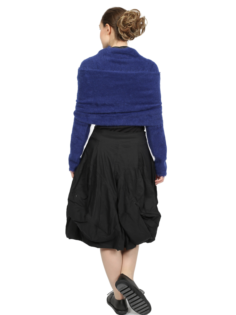 Rundholz DIP - Kurzer waschbär strick pullover mit schlaufe - 1252400703