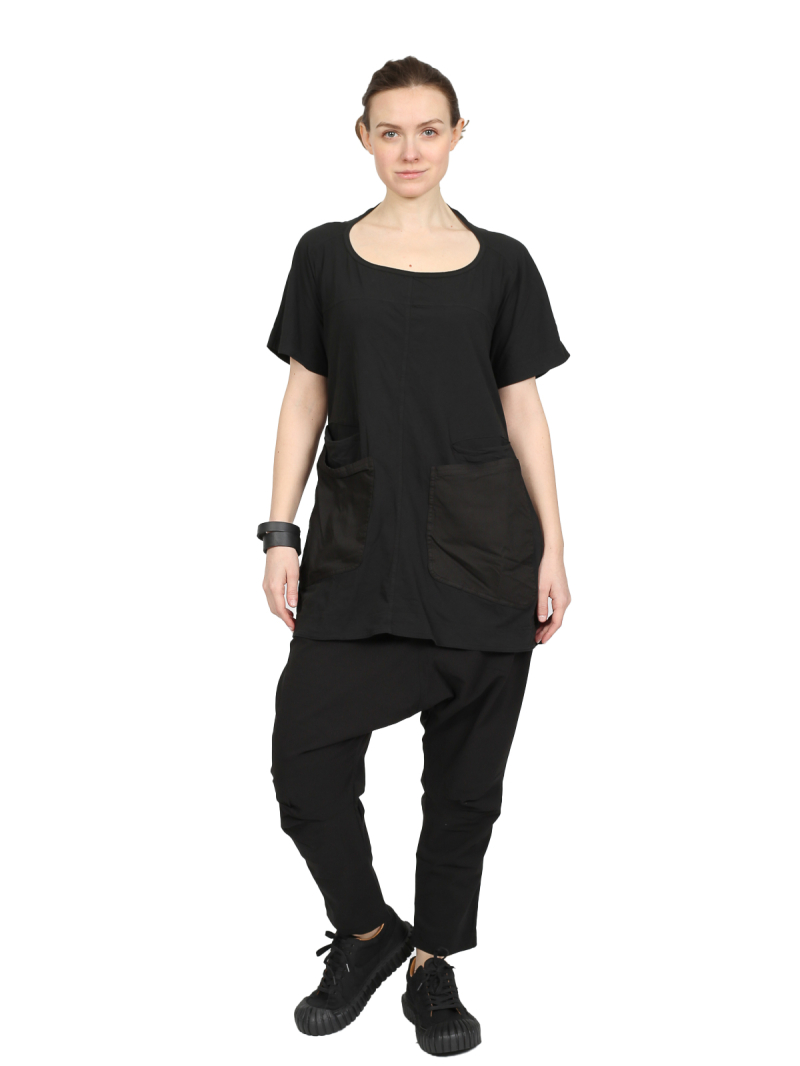 Rundholz DIP - Hip-length cotton crepe jersey t-shirt - 1252520502
