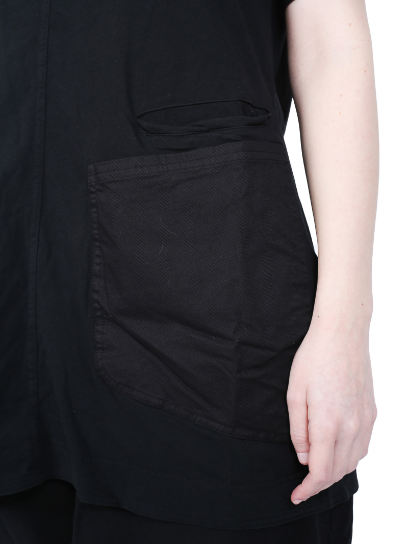 Rundholz DIP - Hip-length cotton crepe jersey t-shirt - 1252520502