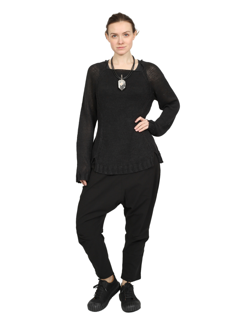 Rundholz DIP - Taillierter leinen strick pullover - 1252440702