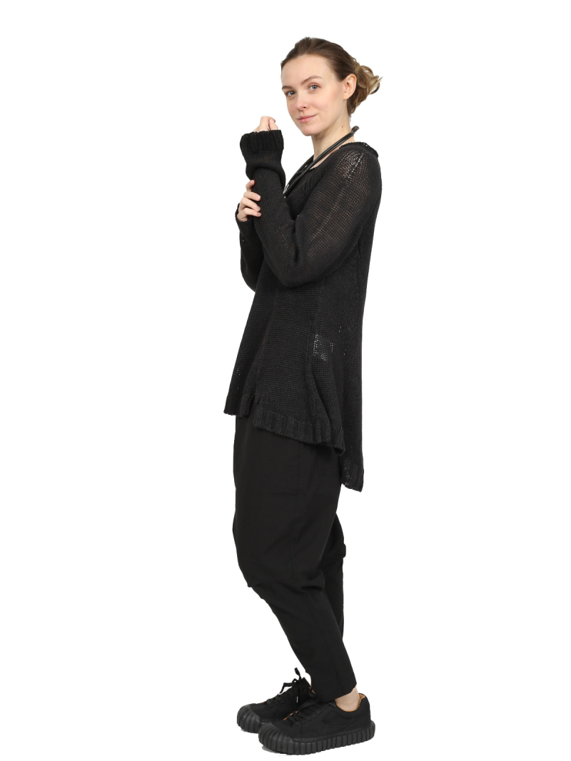 Rundholz DIP - Taillierter leinen strick pullover - 1252440702