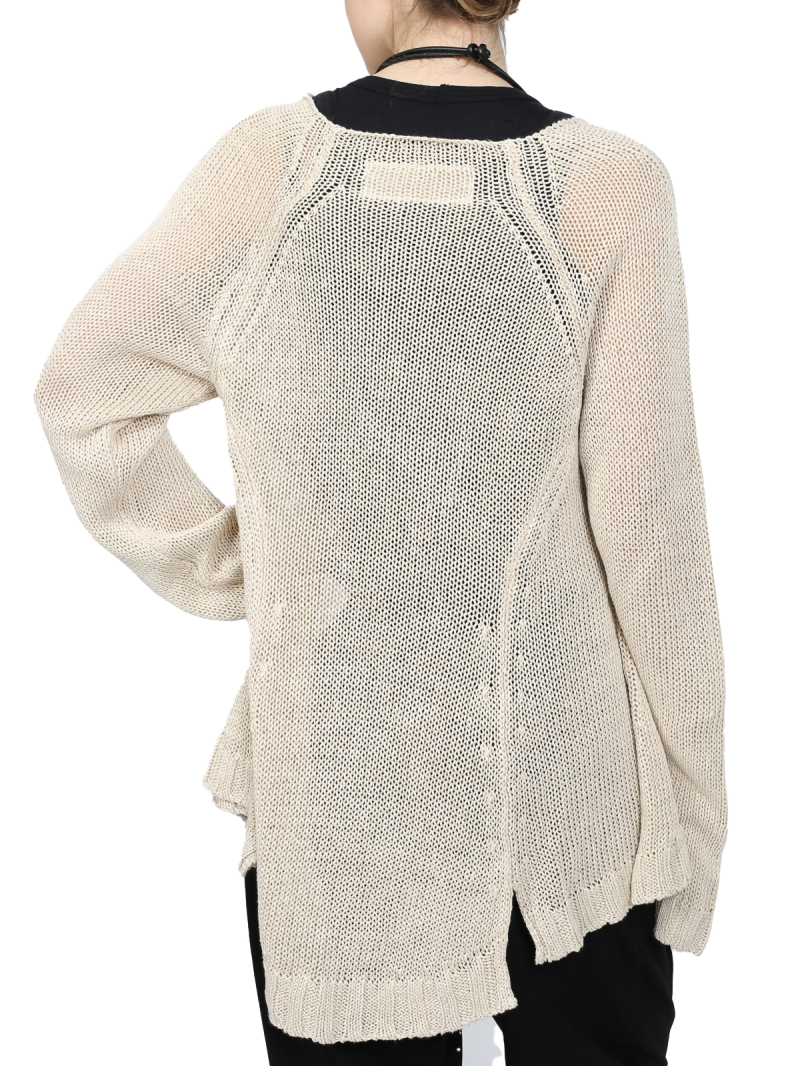 Rundholz DIP - Taillierter leinen strick pullover - 1252440702