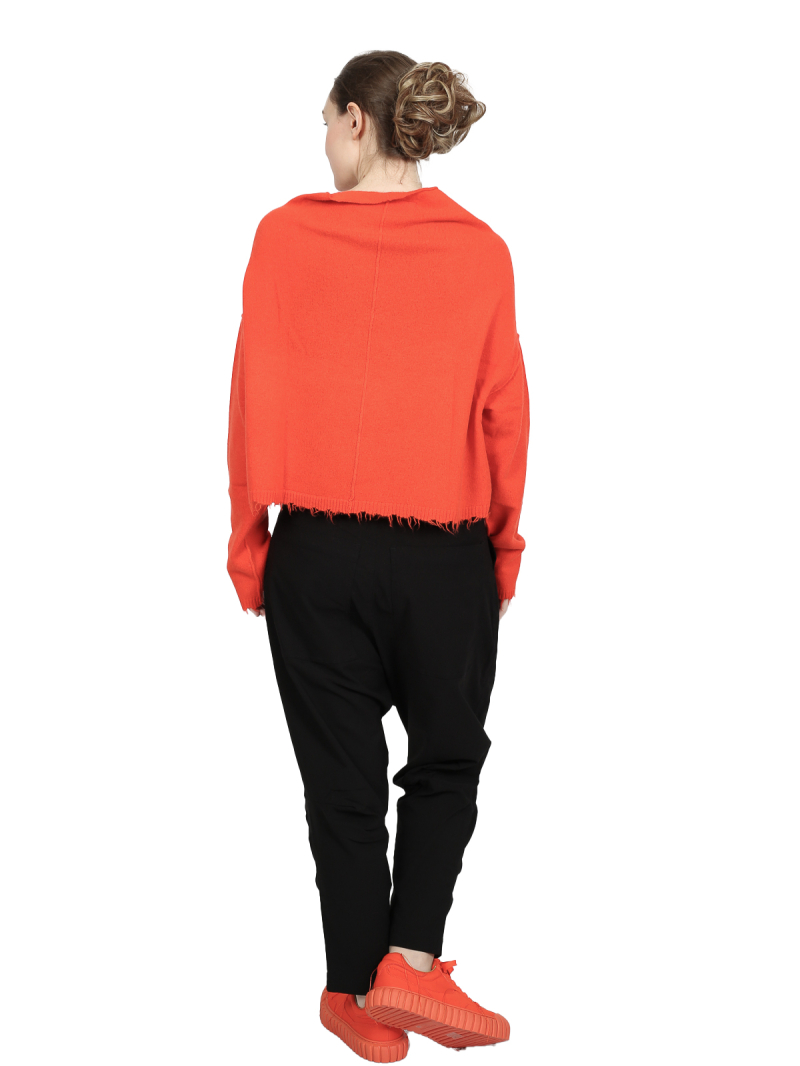 Rundholz DIP - Kurzer merino waschbär strick pullover - 1252330706