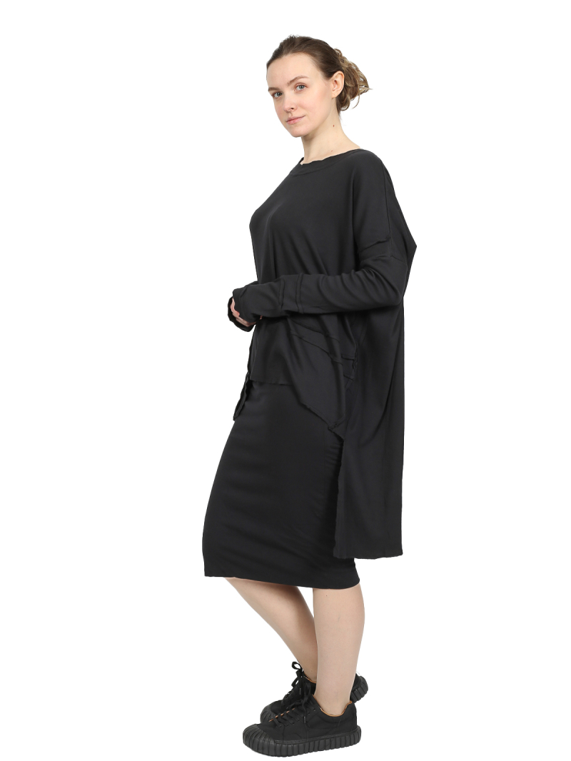 Black by K&M - Top - No More Smoke And Mirrors Baby - Black - 251.04.02