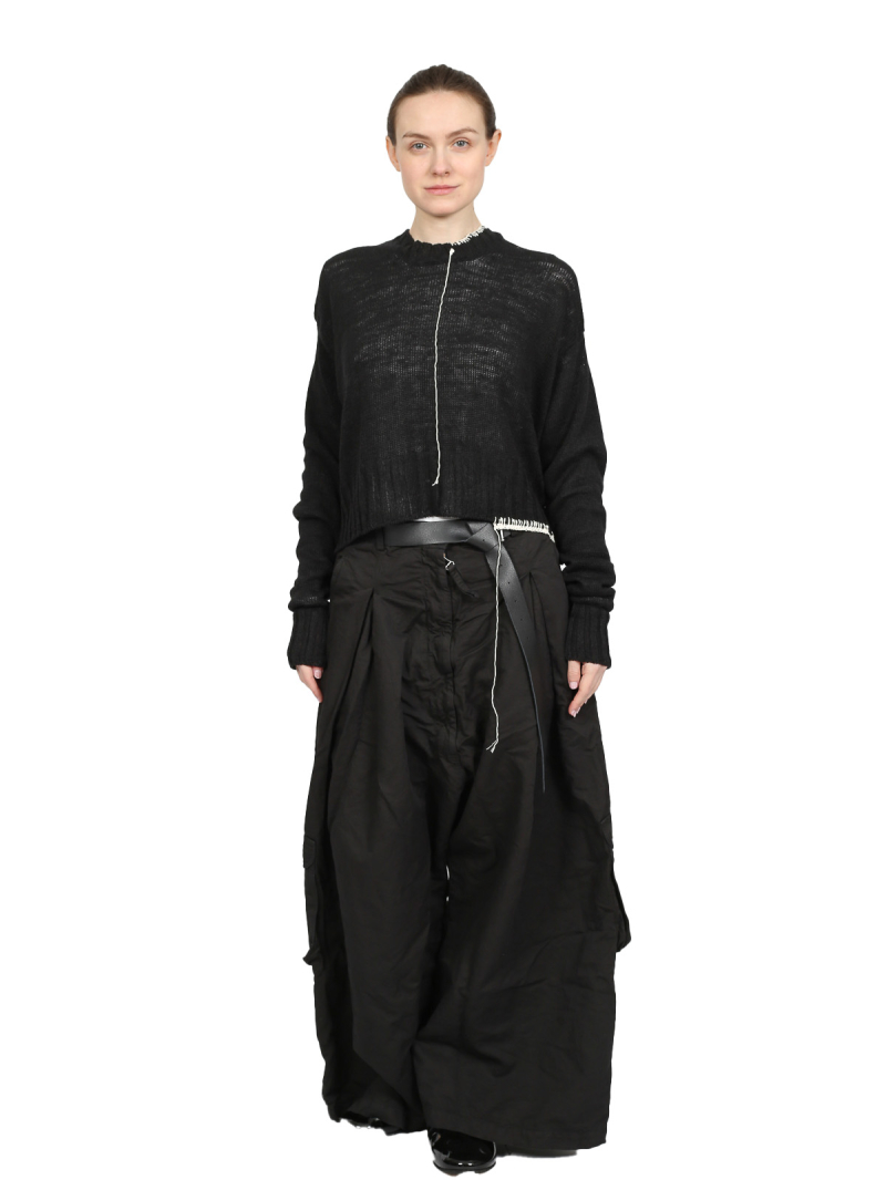 Serien°umerica - Boxy sweater - Black - ser-5154