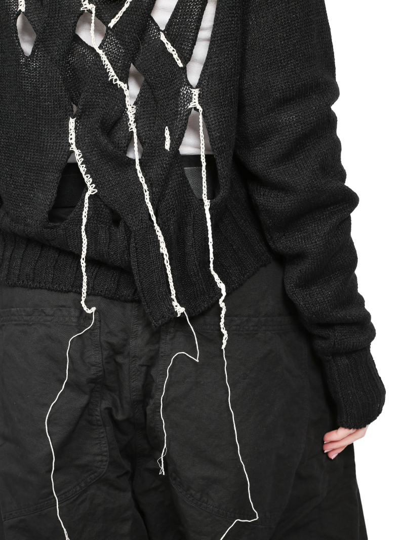 Serien°umerica - Boxy sweater - Black - ser-5154