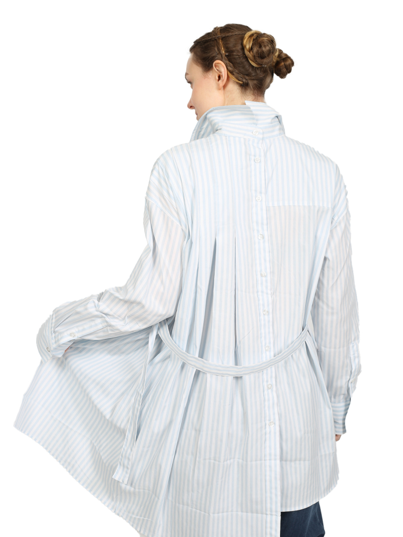 Pluslavie (Plü) - Простая морщинка - сине-белая полоска - 4014