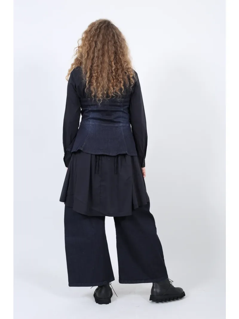 Pluslavie (Plü) - Pluslavie Balloon-Jeans Cropped - 10020