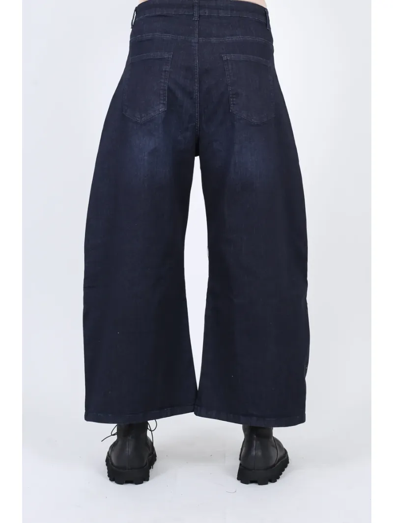 Pluslavie (Plü) - Pluslavie Balloon-Jeans Cropped - 10020