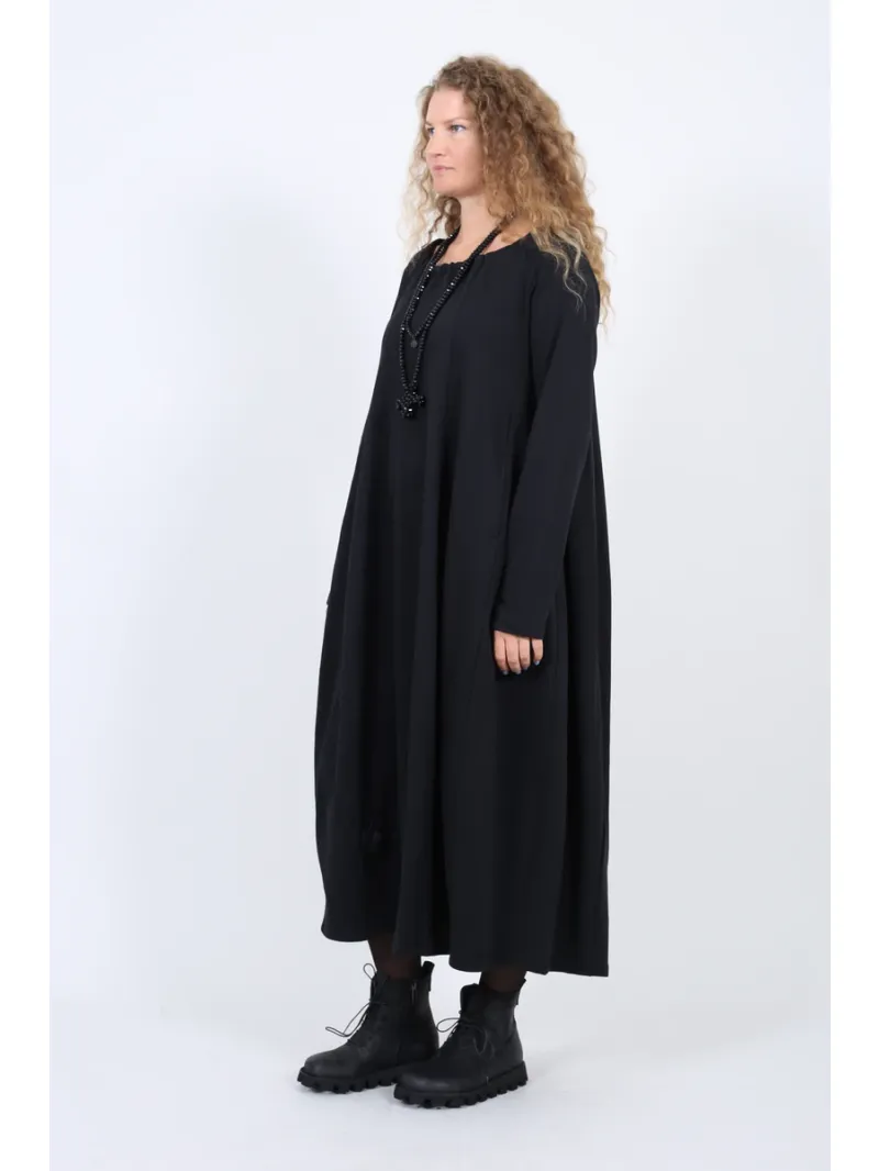 Pluslavie (Plü) - Cocoon Sweatshirt Dress Midi - 1161
