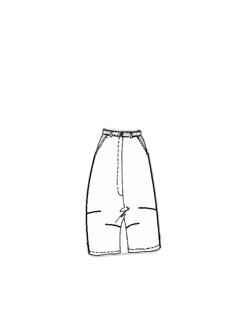 Rundholz - Багги хлопковые льняные брюки - 1251040107