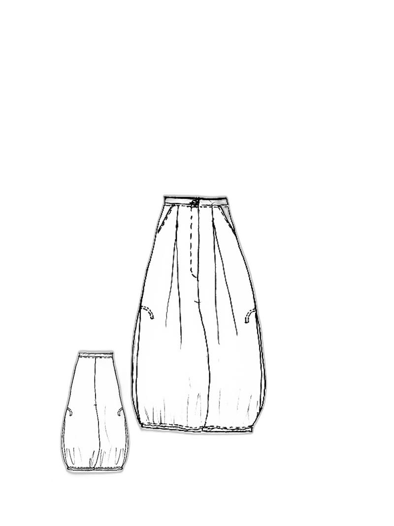 Rundholz - Ballonförmige baumwoll hose - 1251050103