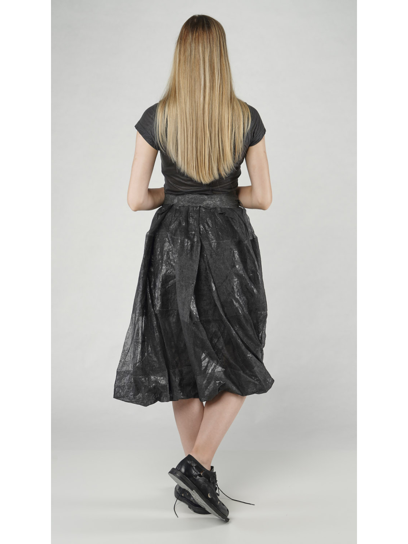 Rundholz - Balloon-shaped mesh wrap skirt - 1251050316