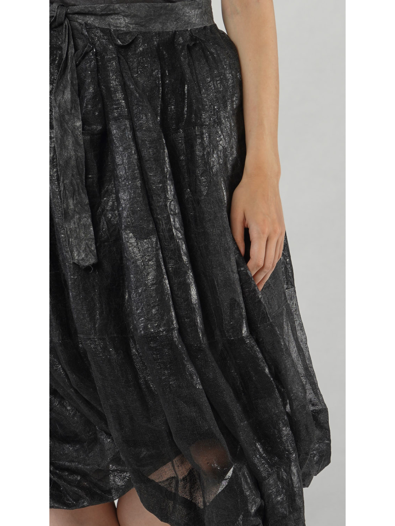 Rundholz - Balloon-shaped mesh wrap skirt - 1251050316