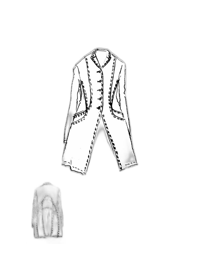 Rundholz - Расклешенный хлопок поплин пальто - 1251231207